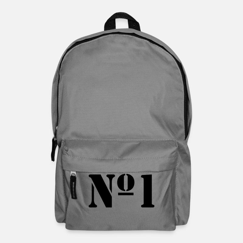 Nummer 1 - Rucksack - Mittelgrau