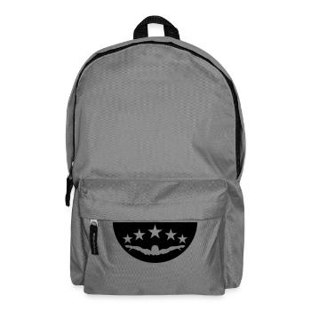 semicircle circle round palms island beach holiday fe - Backpack - elephant grey - Front