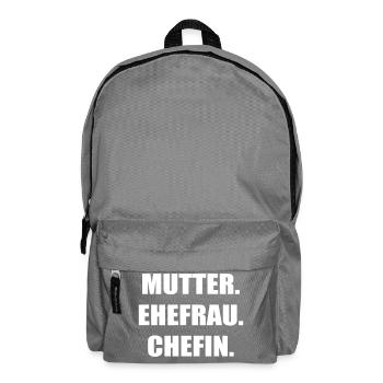Mutter - Rucksack - Mittelgrau - Vorne
