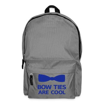 Bow Ties Are Cool - Backpack - elephant grey - Front