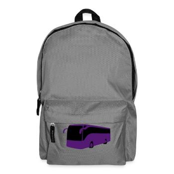 Reisebus - Rucksack - Mittelgrau - Vorne