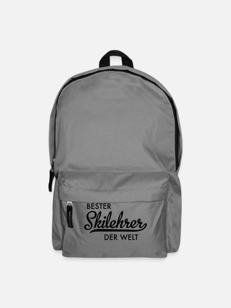 Bester Skilehrer - Rucksack - Mittelgrau