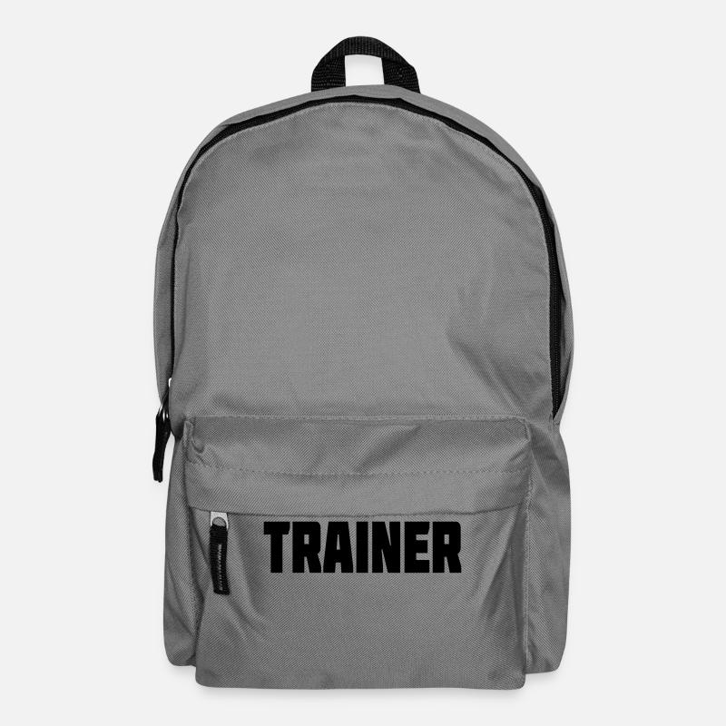 TRAINER Geschenk für Sportlehrer und Trainer - Rucksack - Mittelgrau