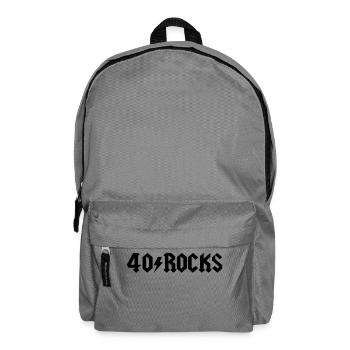 40 Geburtstag - Rucksack - Mittelgrau - Vorne