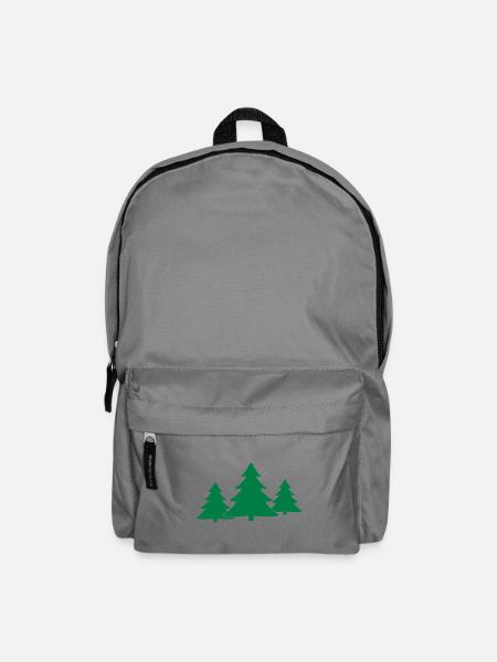 Tannenbaum, Gruppe - Rucksack - Mittelgrau