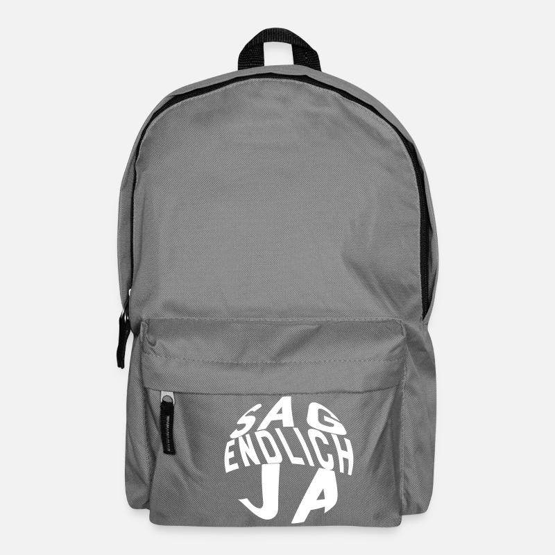 Heiratsantrag - Rucksack - Mittelgrau