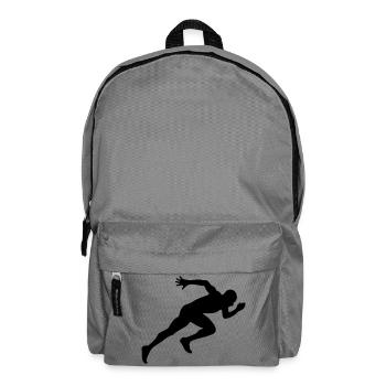 running without stripes - Sac à dos - gris éléphant - Devant