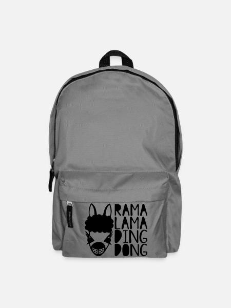 rama lama ding dong - Rucksack - Mittelgrau