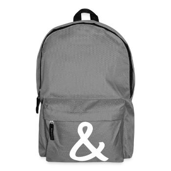 Und-Zeichen - Rucksack - Mittelgrau - Vorne