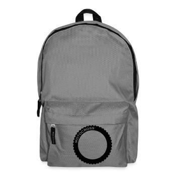 Motocross, 1fb - Rucksack - Mittelgrau - Vorne