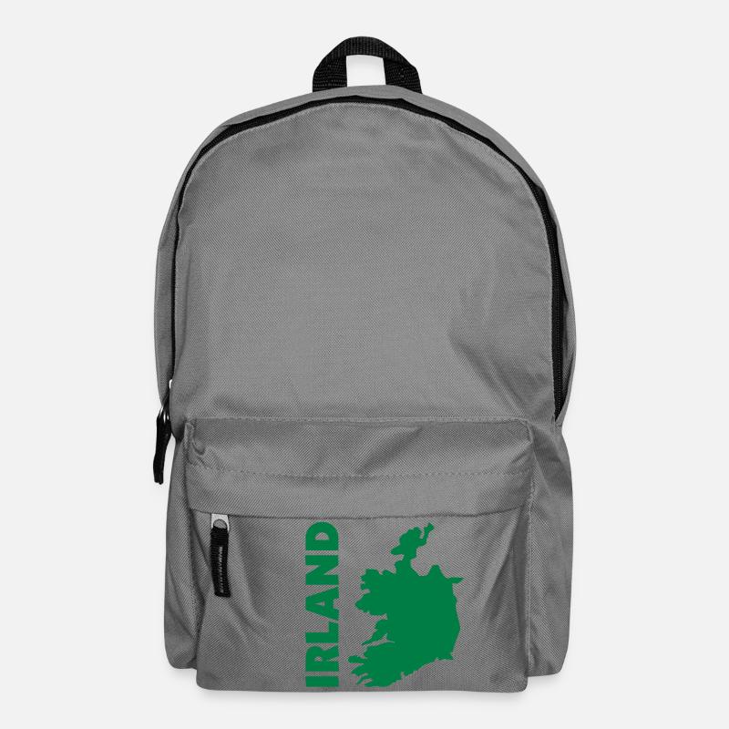 irland_umriss_50 - Backpack - elephant grey