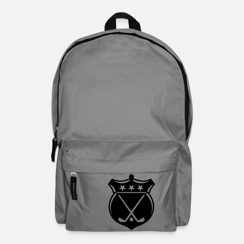 Golf Emblem / Golf Crest - Backpack - elephant grey