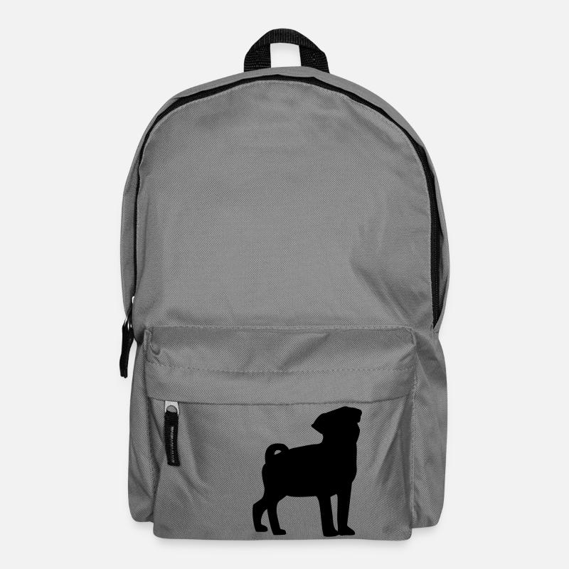 Mops - Rucksack - Mittelgrau