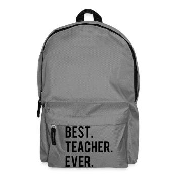 Best Teacher Ever - Sac à dos - gris éléphant - Devant