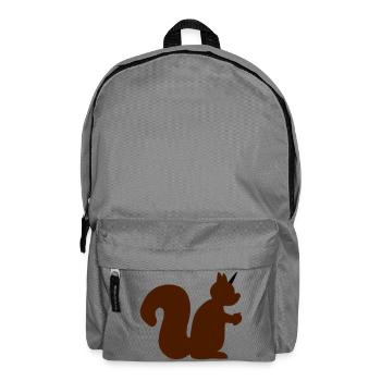 Unicorn squirrel - Backpack - elephant grey - Front