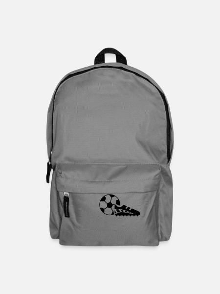 fussballschuh fussball ball - Rucksack - Mittelgrau