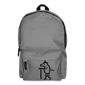 Maulwurf wandern - Rucksack - Mittelgrau - Vorne