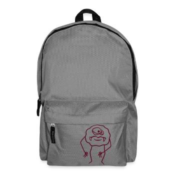 laufen beine arme kot baellchen scheisse kacke run - Rucksack - Mittelgrau - Vorne