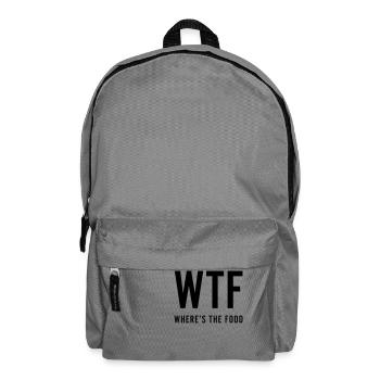 WTF - Where´s the food - Rucksack - Mittelgrau - Vorne
