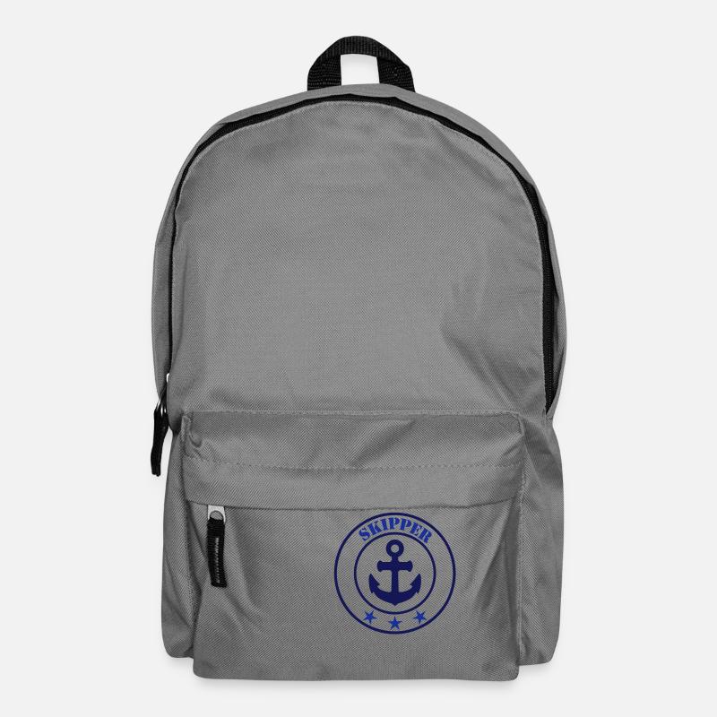 Skipper Segeln - Rucksack - Mittelgrau
