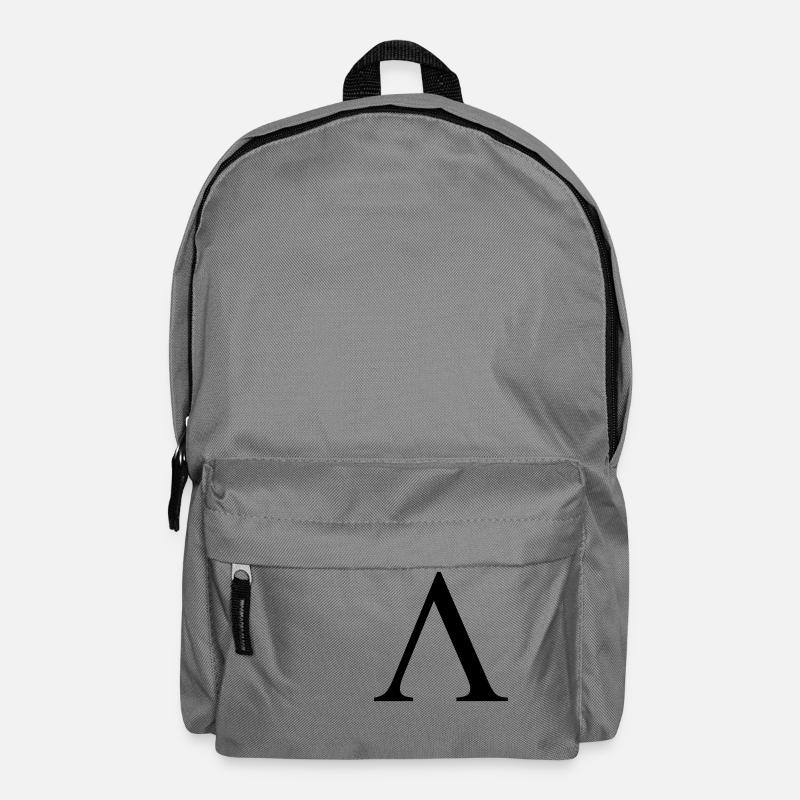 lambda greek - Rucksack - Mittelgrau