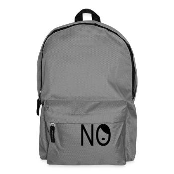 NO - Gegen Nazis - Rucksack - Mittelgrau - Vorne