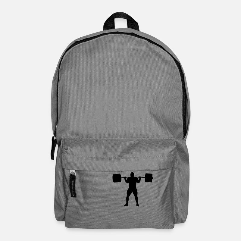 Kniebeuge start - Rucksack - Mittelgrau