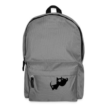 woof! - Backpack - elephant grey - Front