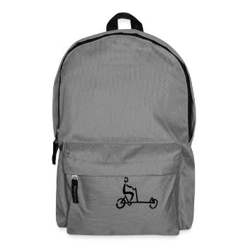 Lastenrad - Rucksack - Mittelgrau - Vorne