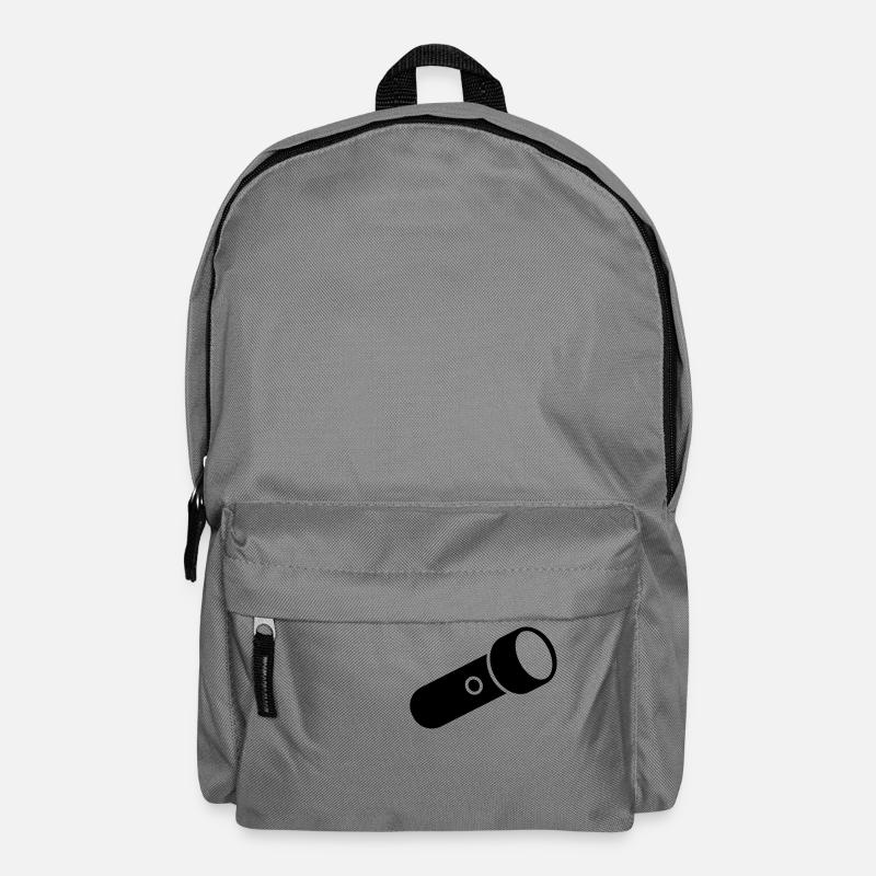 Taschenlampe - Rucksack - Mittelgrau