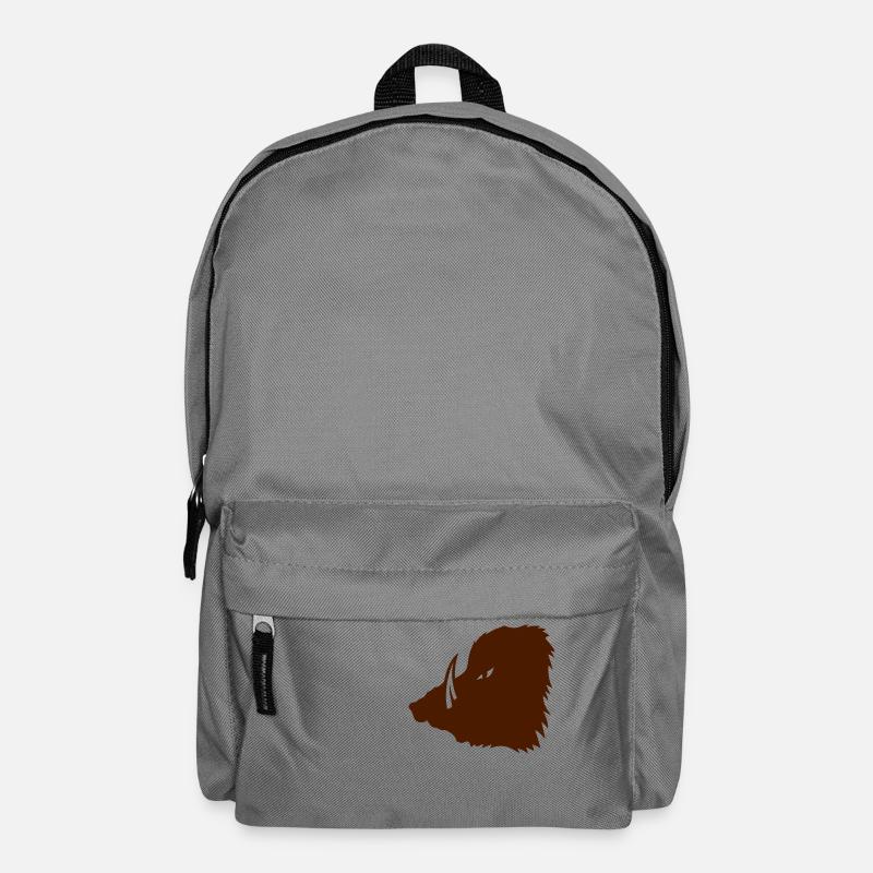Wildschwein Figur feroce3 - Rucksack - Mittelgrau