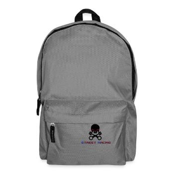 Totenkopf Kolben Street Racing - Rucksack - Mittelgrau - Vorne