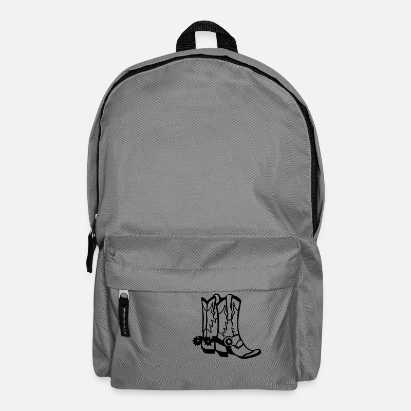 cowboystiefel ... von wicki_de - Rucksack - Mittelgrau