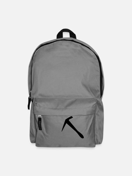 Schieferhammer Dachdecker - Rucksack - Mittelgrau