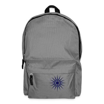 Sonne von Vergina griechisches mazedonisches Symbo - Rucksack - Mittelgrau - Vorne