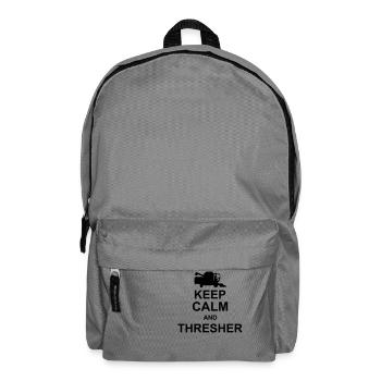 keep calm and thresher kg10 - Sac à dos - gris éléphant - Devant