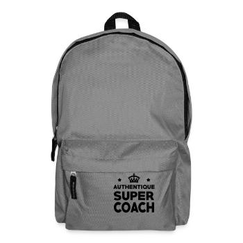 Coach / Coaching / Sport / Entreprise / Psy - Sac à dos - gris éléphant - Devant