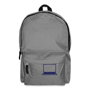ordinateur portable computer icone 802 - Sac à dos - gris éléphant - Devant