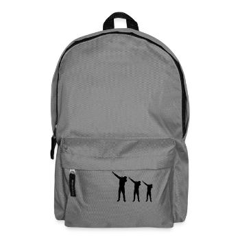 dabbing design - Rucksack - Mittelgrau - Vorne
