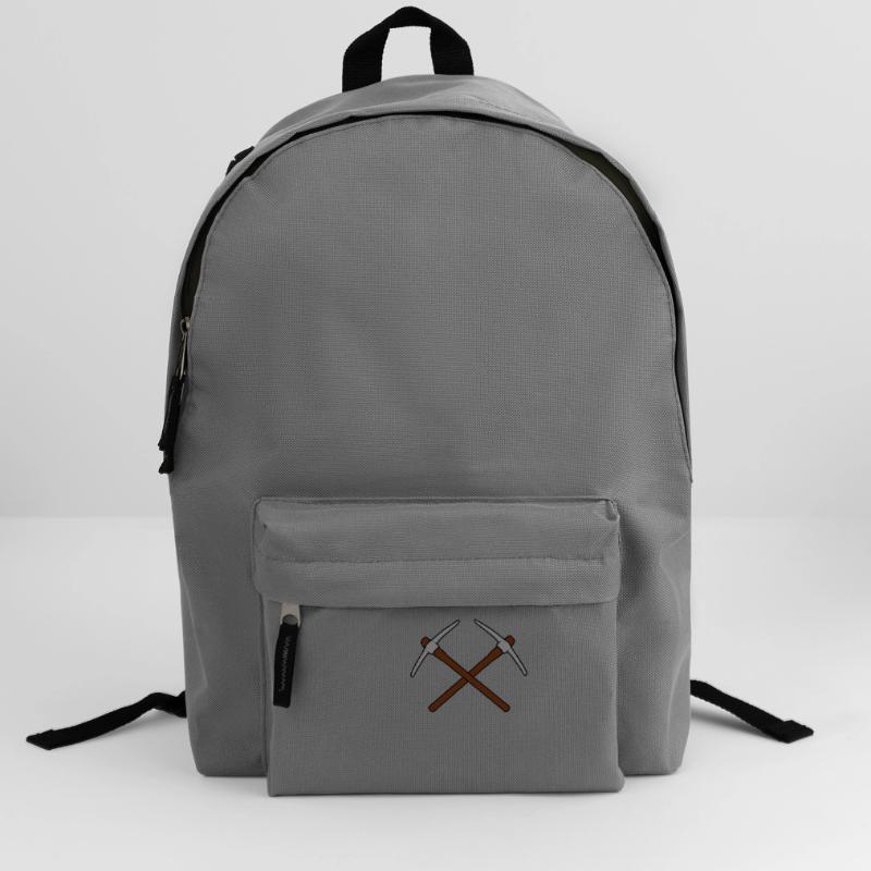 2 cross logo pickaxe pickaxe mining mining hammer Backpack