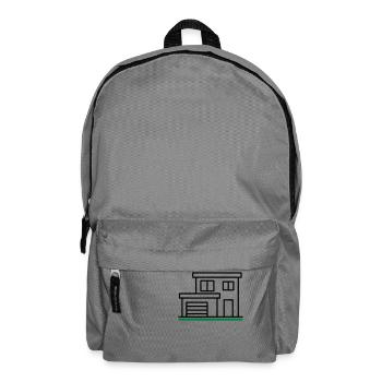 Modern House House Building - Backpack - elephant grey - Front