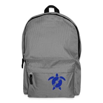 Water Turtle Vinyl Record Music DJ Club - Backpack - elephant grey - Front