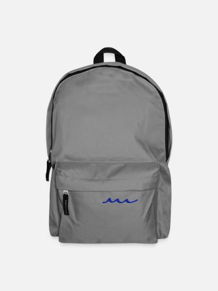 wellen - Rucksack - Mittelgrau