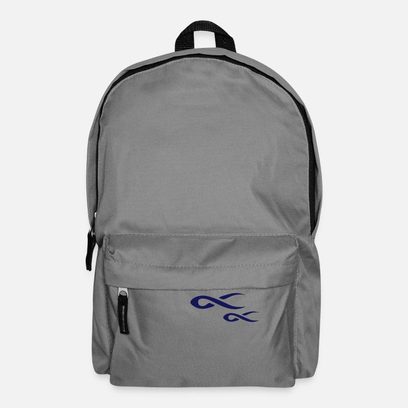 Fische - Rucksack - Mittelgrau