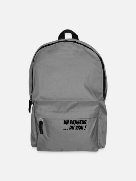 Tänzerin / Tänzer / Musik / Tanz / Dance - Rucksack - Mittelgrau