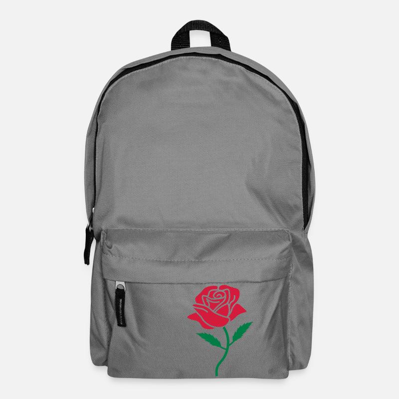 rosa Farbe - Rucksack - Mittelgrau