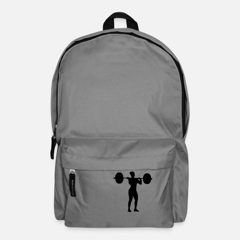 Umsetzen Endposition Frau - Rucksack - Mittelgrau