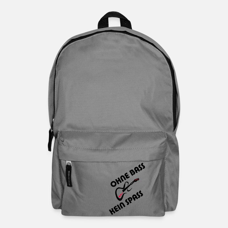 Musik ohne Bass - Rucksack - Mittelgrau
