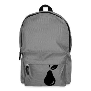 Birne Birnen Frucht Früchte Essen Gesund Pear - Rucksack - Mittelgrau - Vorne