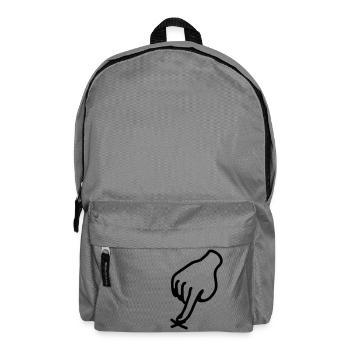 zeigen Kreuz - hier - line - Rucksack - Mittelgrau - Vorne